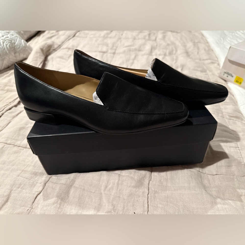 Black Leather Loafers